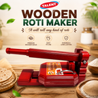 Wooden Roti Maker – Easy to roll roti - Use a drop of oil, the keep dough round in middle then press ,make kroti