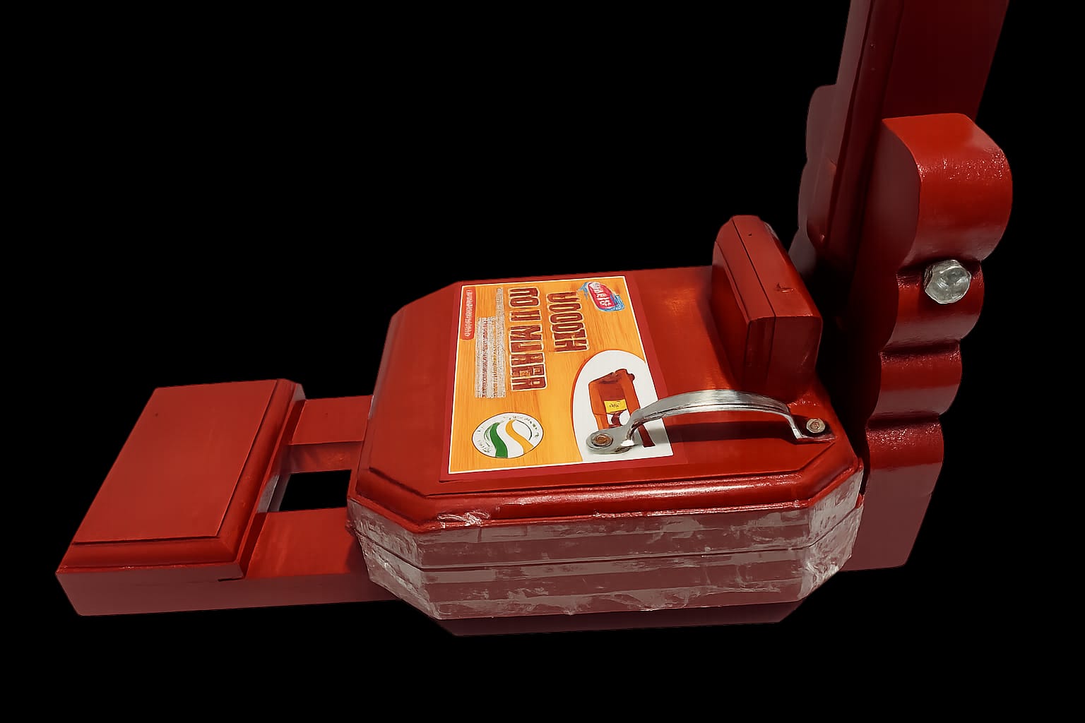 Wooden Roti Maker – Easy to roll roti - Use a drop of oil, the keep dough round in middle then press ,make kroti